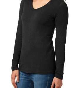 Basic Women’s Full Sleeve V-Neck T-Shirt