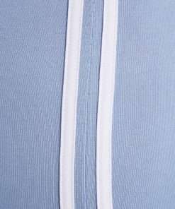 Striped Cycling Shorts for Women Sky Colour