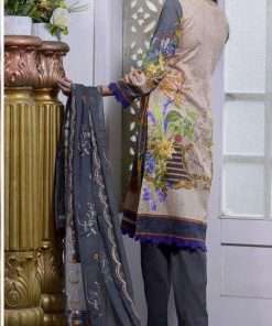 Blueberry Lawn Suits Unstitched 3 Piece (3)