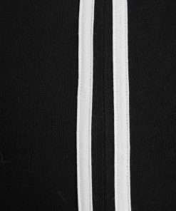 Striped Cycling Shorts for Women Black Colour