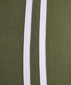 Striped Cycling Shorts for Women Khaki Colour