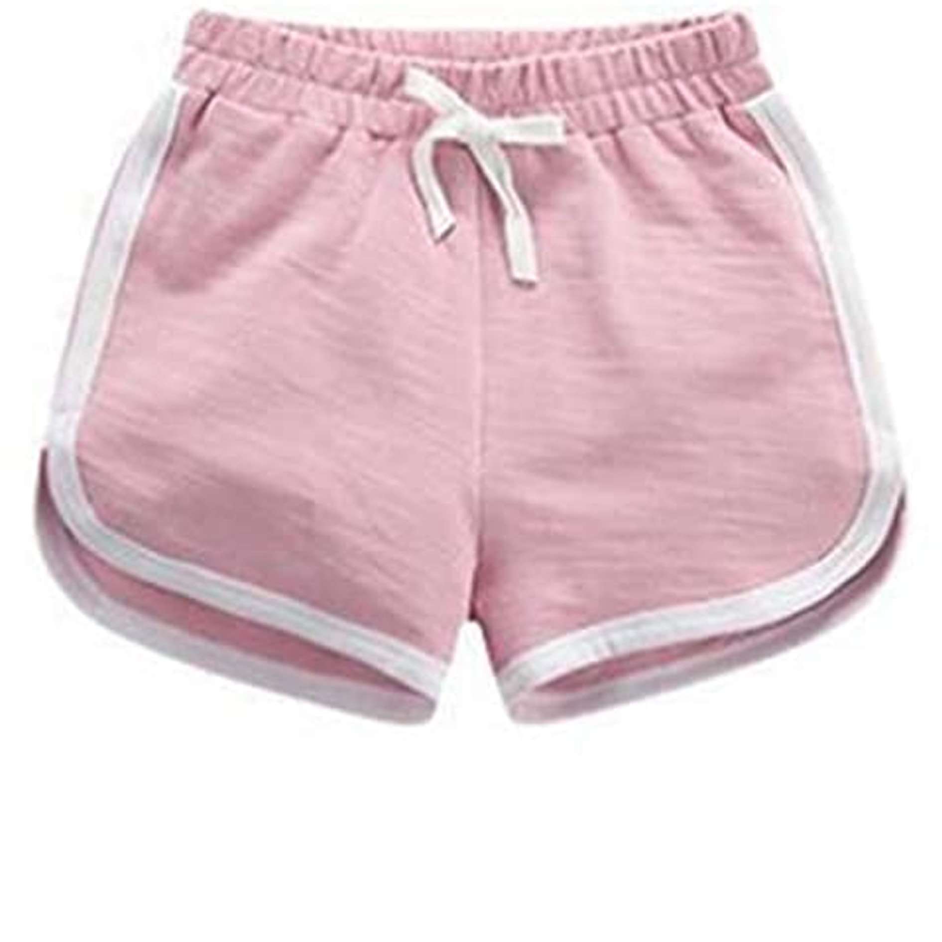 Baby Pink Colour Manja Branded Unisex Baby Cotton Shorts