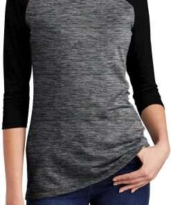 Contrast Raglan Quarter Sleeve Women's Tee