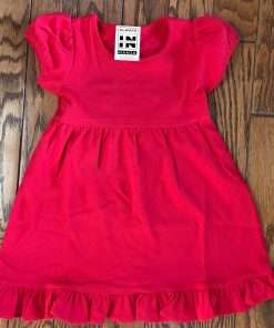 Cutie Pie Baby Girls Long Frock Dress Deep pink