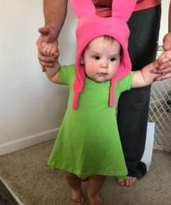 Green Colour Round Manja Frock for Little Infant
