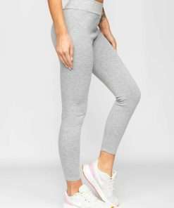 Grey Melange Leggings Manja UK