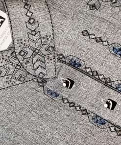 Khadi Cotton Embroided Punjabi