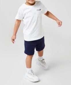MANJA Script Logo Specified Sporting Outfit for Kids T-Shirt Shorts Set