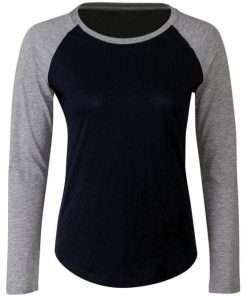 Contrast Raglan Full Sleeve Women's Tee