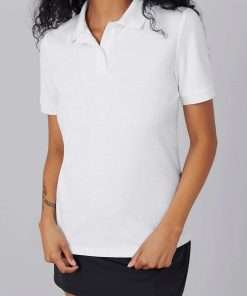Girl's Solid Half Sleeve Polo T-Shirt