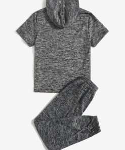 Boy's Hooded Tee & Joggers Set