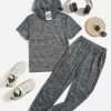 Boy's Hooded Tee & Joggers Set