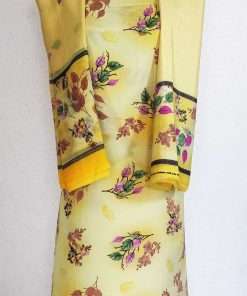 Cherry Blossom Pure Soft Silk Suits Unstitched 3 Piece 2