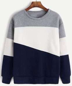 Men's Color Block Sweatshirt