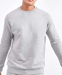 Boy's Plain Sweatshirt Grey