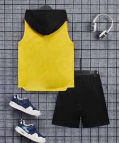 Boys Hooded Top & Shorts Set
