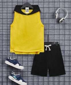 Boys Hooded Top & Shorts Set