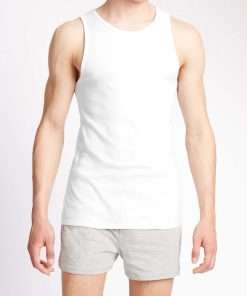 Everyday Wearable Men's Tank Top White