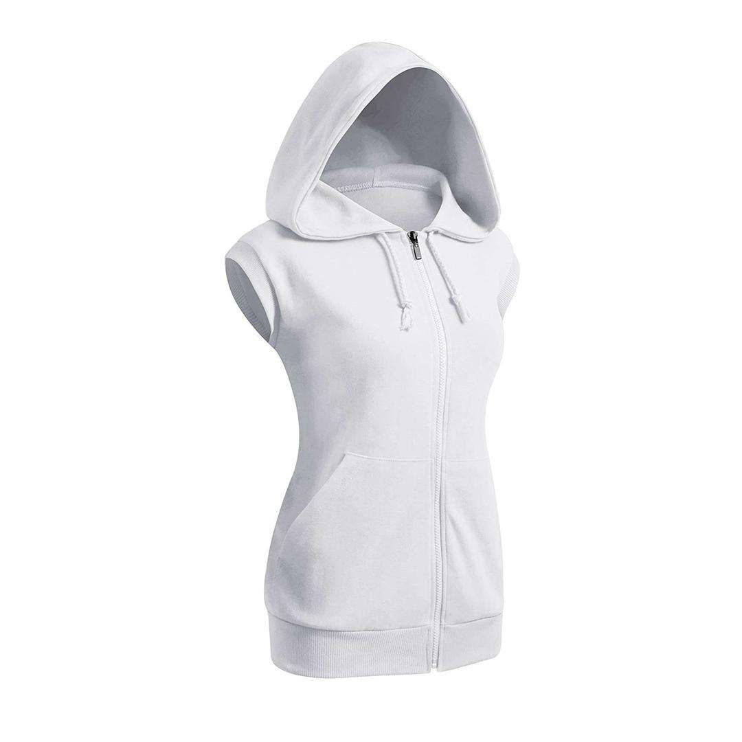 Sleeveless hoodie womens on sale uk