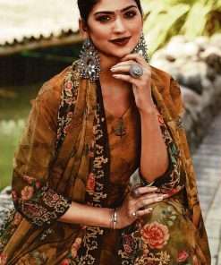 Asian Georgette Printed Salwar Kameez 4-Piece