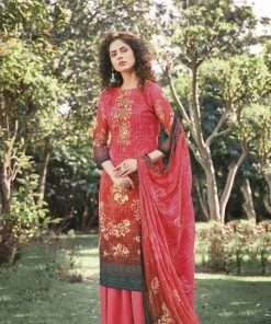 Asian Georgette Printed Salwar Kameez 4-Piece