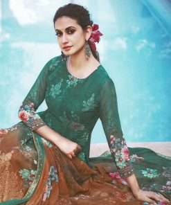 Asian Georgette Printed Salwar Kameez 4-Piece