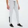 Grey Joggers for Men with Black Side Panel