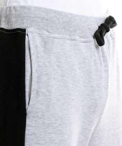 Grey Men's Side Striped Joggers