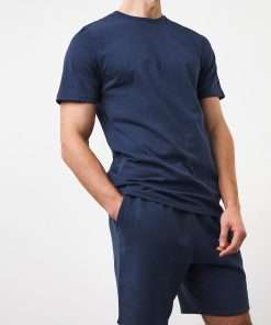 Navy Men's T-Shirt & Shorts Set