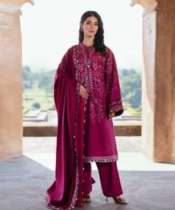Pakistani Unstitched Embroidered Suit 3pcs