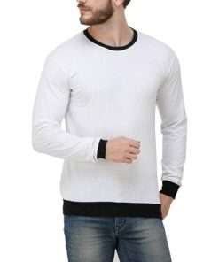 Men's Round Neck Fancy Pure Cotton Full Sleeve T-Shirt
