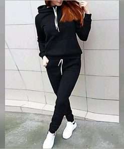 Women Black Tracksuit