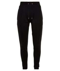 Black Colour Cuffed Trousers For Women