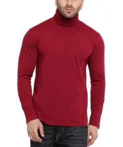 Turtleneck Long Sleeve T-Shirts for Men