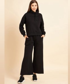 Mock Collar Pullover Tracksuit