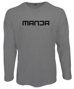 Vintage Logo Printed Full Sleeve V-Neck T-Shirt