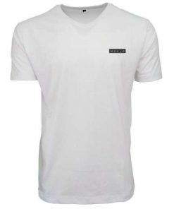 Modern Logo Printed Half Sleeve V-Neck T-Shirt
