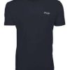 Script Logo Printed Half Sleeve V-Neck T-Shirt