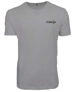 Original Logo Printed Half Sleeve V-Neck T-Shirt