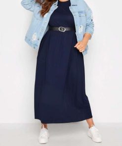 Classic Half Sleeve Maxi Dress