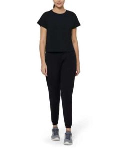 Women’s Short Sleeve Tee & Black Trouser Set