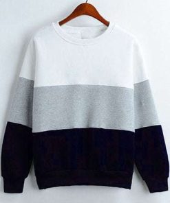 Sweatshirt With Contrasted Layers