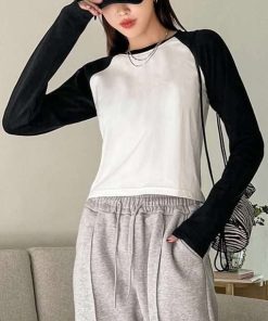 Contrast Raglan Full Sleeve Tee