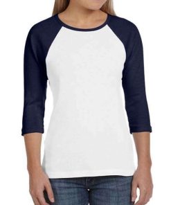 Contrast Raglan Quarter Sleeve Tee