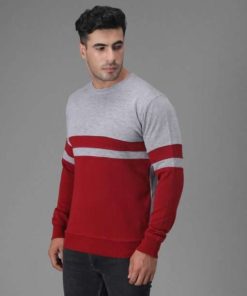 Full Sleeve Color Block Sweatshirt